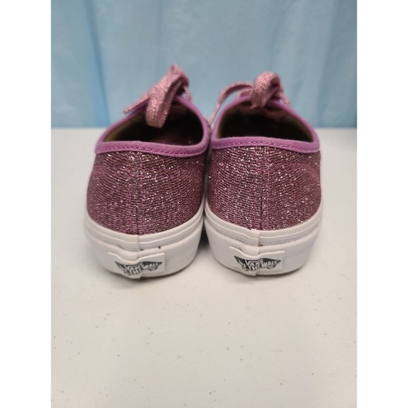 VANS OFF THE WALL Women's Lavender Authentic Glitter Sneakers Shoes size 5 - Picture 7 of 9